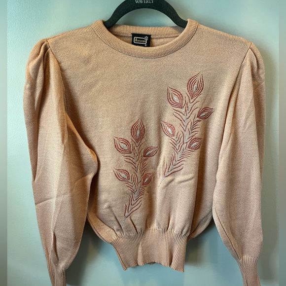 Vintage Bonanza embroidered sweater pink small - Picture 9 of 9